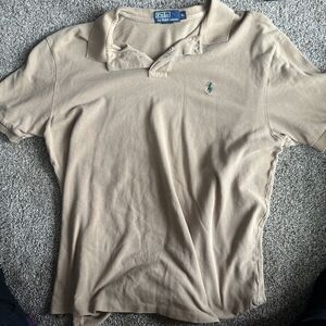 Vintage Polo Ralph Lauren Men’s Polo Short Sleeve Size XL Button Up Brown